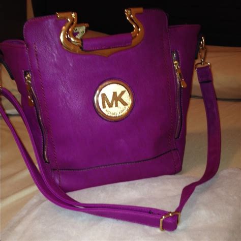 michael kors purple purse clearance